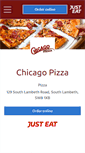Mobile Screenshot of chicago-pizza.co.uk